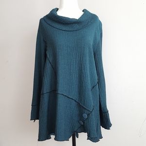 Habitat Cowl Neck Tunic Top Size Small